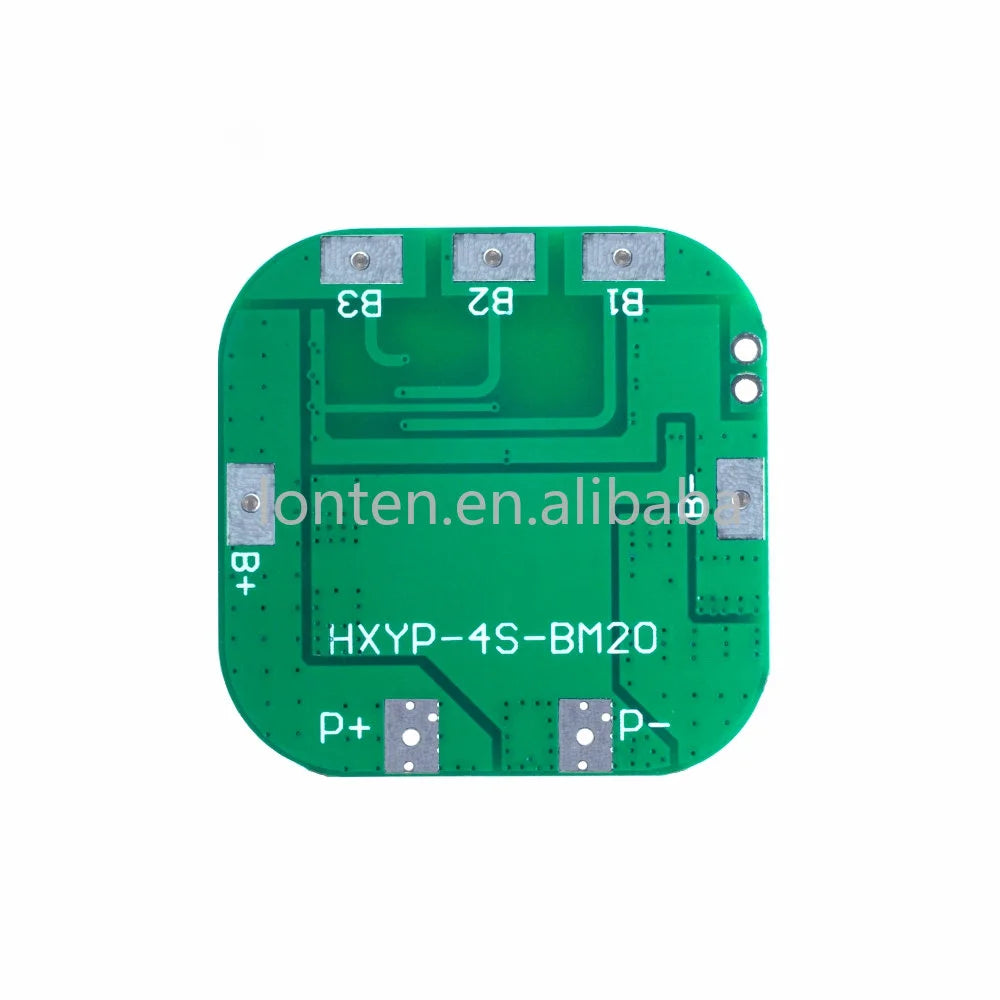 Custom 4S 14.8V / 16.8V 20A peak li-ion 4 BMS PCM battery protection board bms pcm for lithium LicoO2 Limn2O4 18650 li battery Manufacturer