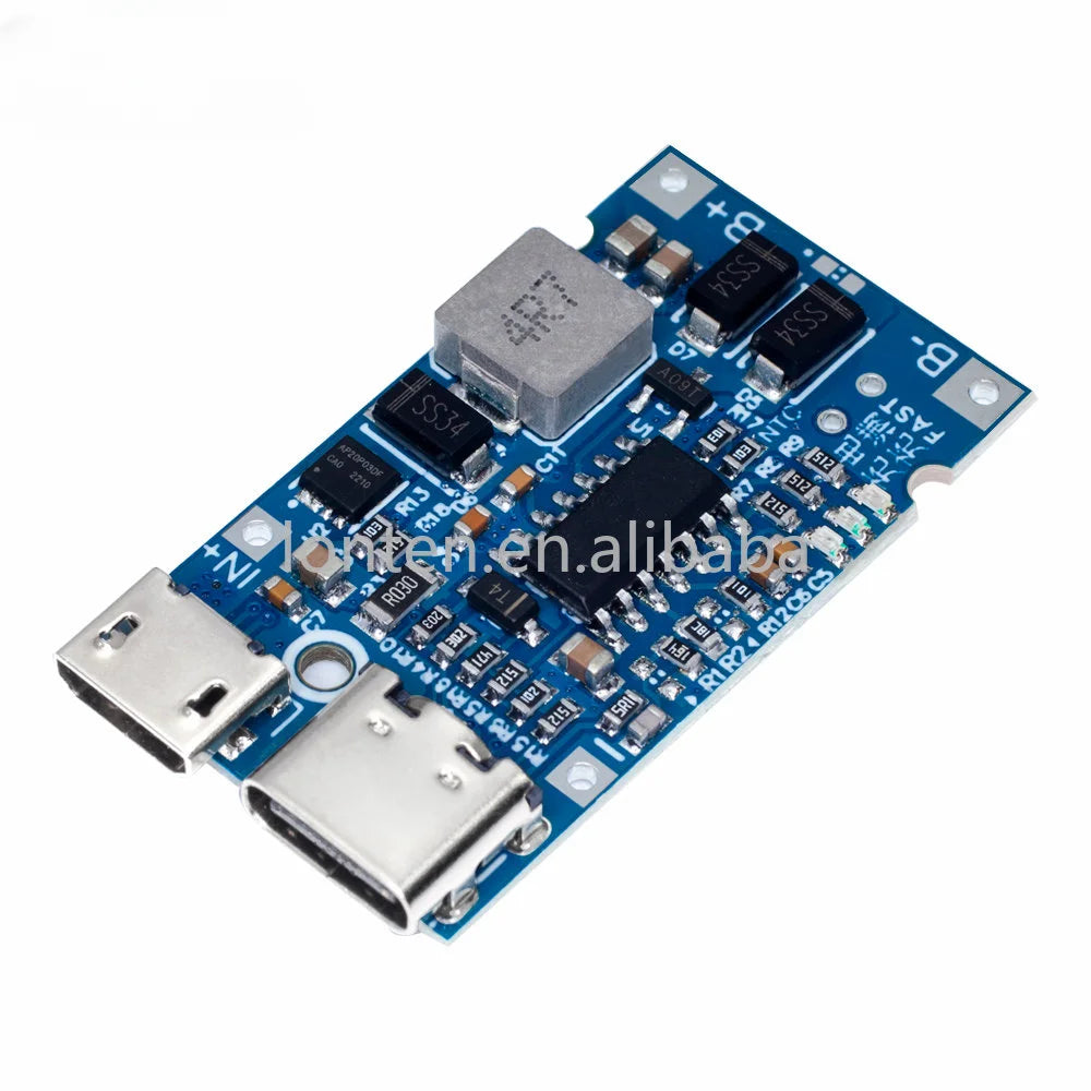 Custom Type-C USB 2S 3S 4S 5S BMS 4.5V-15V 18W 2A Lithium Battery Charging Module Support QC Fast Charge With Temperature Protection Manufacturer