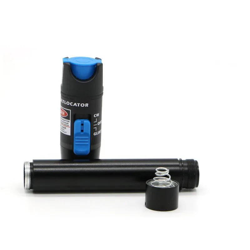 Custom 10PCS 5mW VFL Optical Fiber Cable Tester, 5MW metal Black Fiber Optic Visual Fault Finder 1-5Km Range 650+10nm Red pen Manufacturer