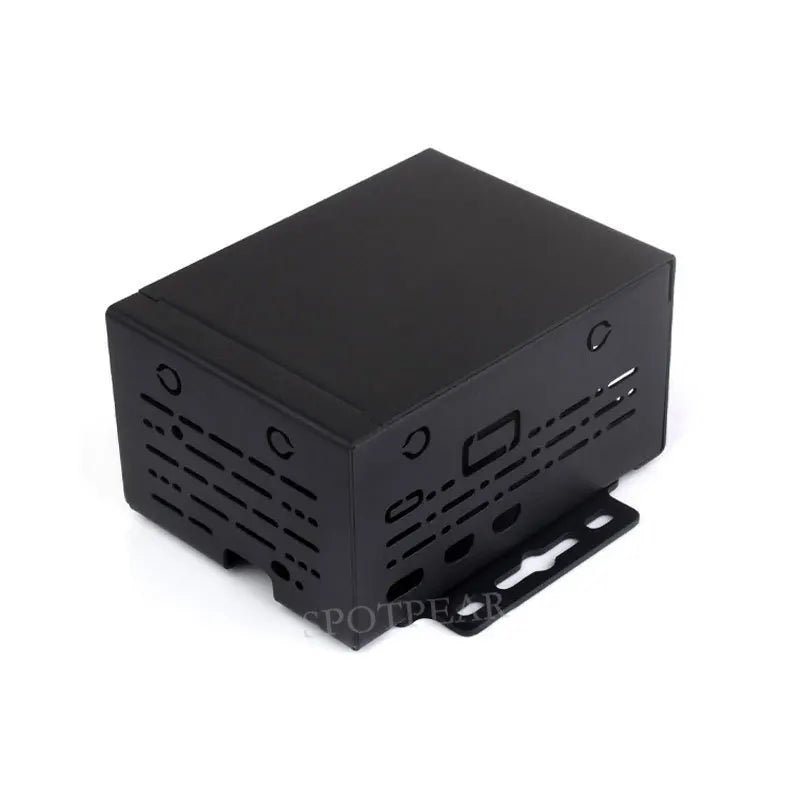 Raspberry Pi 5 Industrial Grade Large Space Metal Case D for PoE HAT/Official Active Cooler PCIe