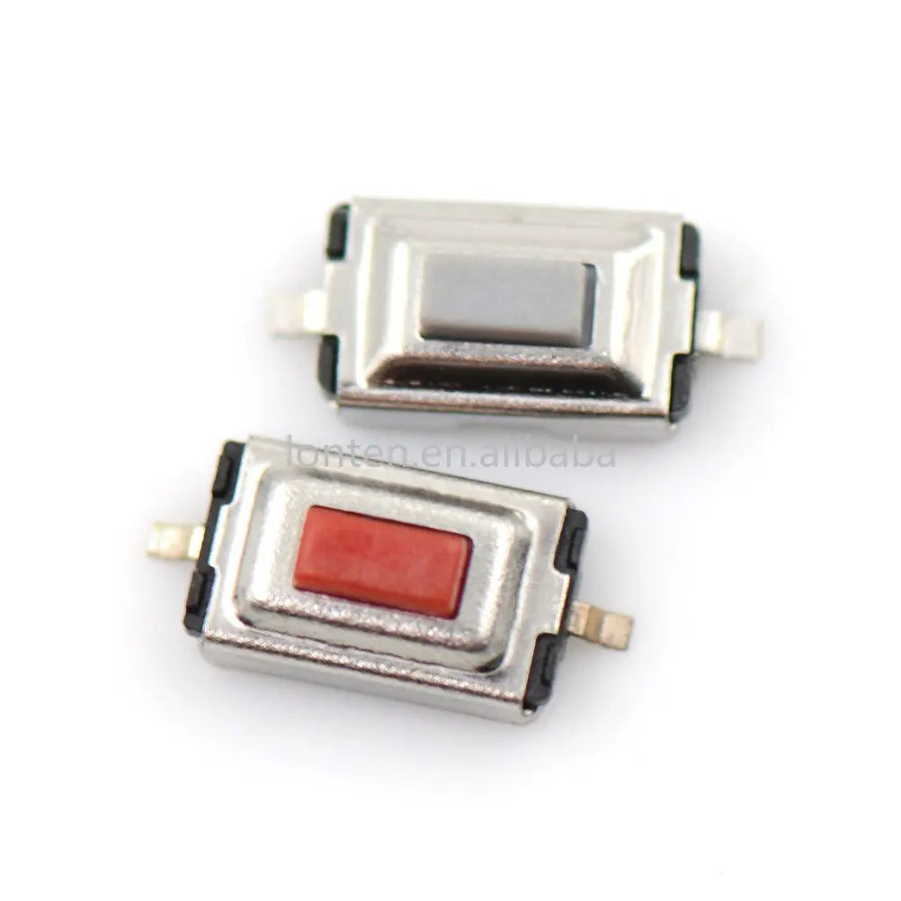 Custom 100Pcs Mini Switch 3x6x2.5mm Two Pin Push Button Switch SMD Tactile Tact Micro Switch MB3/MB4 Tablet PC Power Switch Manufacturer