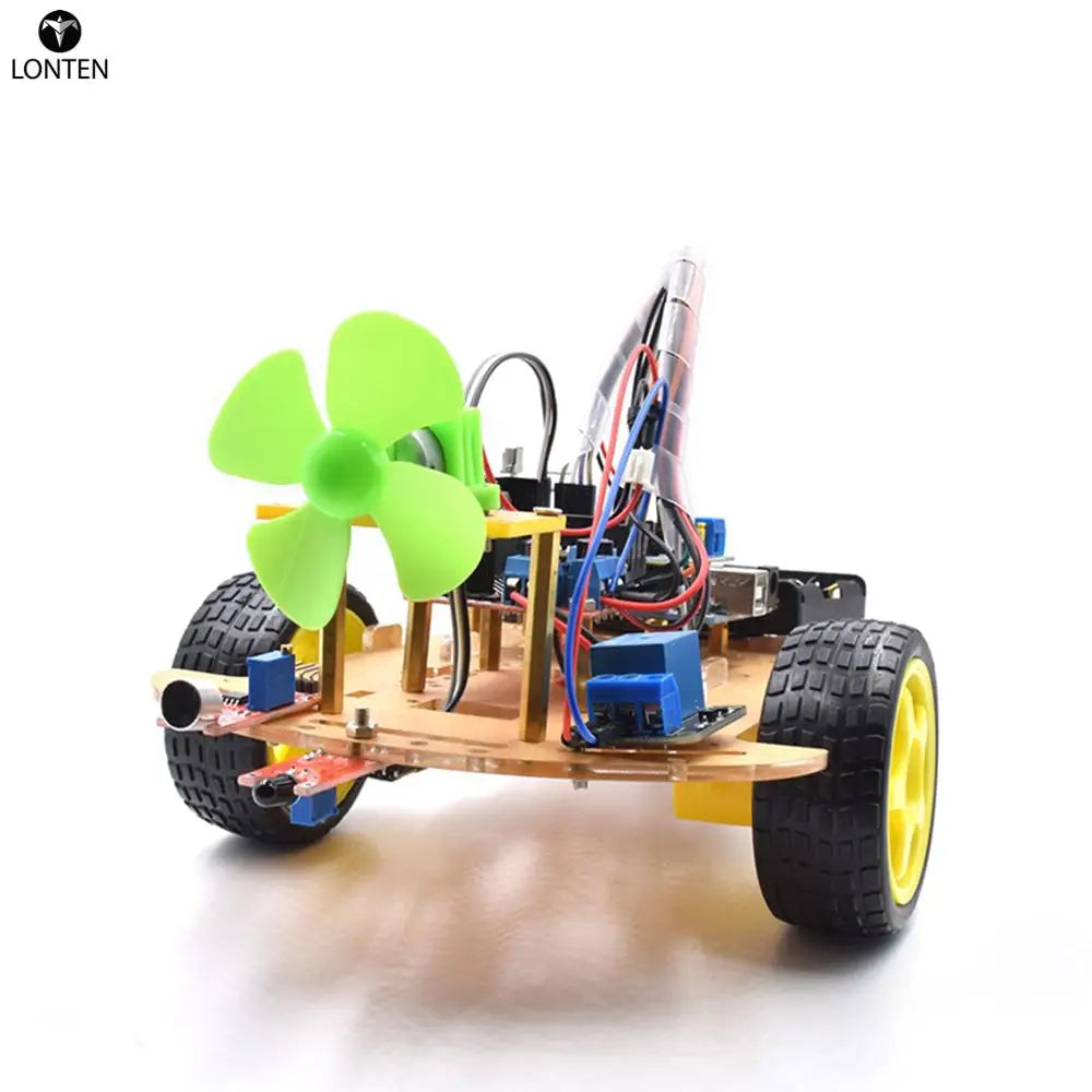 Custom Lonten Wireless Remote Control Smart Car DIY Kit Infrared Control Robot Car DIY Kit for arduinos High-teach Programmable Toys Manufacturer