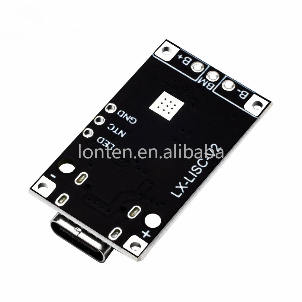 Custom Type-C USB 2-3S BMS 15W 8.4V 12.6V 1.5A Lithium Battery Charging Boost Module With Balanced Support Fast Charge With Indicator Manufacturer