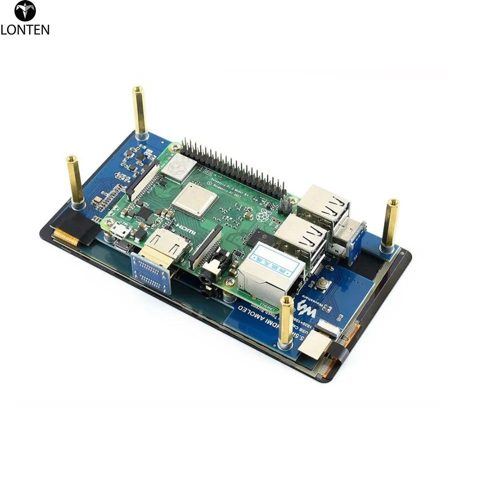 Custom 5.5inch AMOLED, capacitive touch,1920x1080, supports Raspberry Pi,general desktop computers,Windows 10/8.1/8/7 Manufacturer