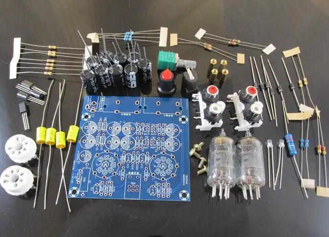 Custom 6J1 tube pre-amplifier HIFI Headphone Amplifier Vacuum Tube Preamplifier Kit modules Manufacturer