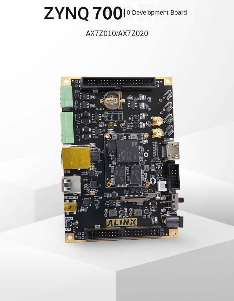 Black and Golden FPGA Development Board Alinx Xinx Zynq 7000 7010 7020 Development Board Core Board Ax7z010 Ax7z020 Custom PCB