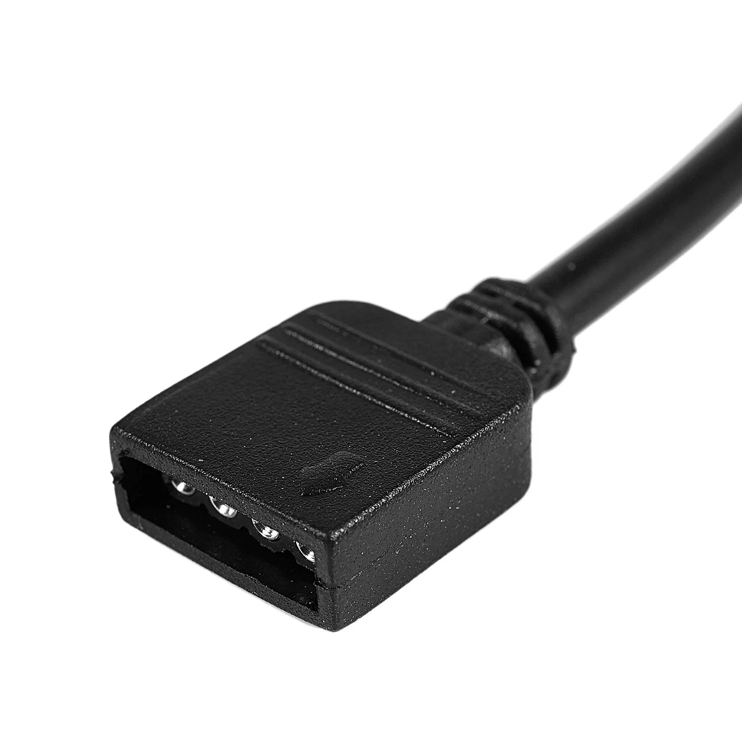 Custom LED Strips RGB 4 Pin Female to Female Connector Extension Cable Black 1M 1.5M 3M Manufacturer