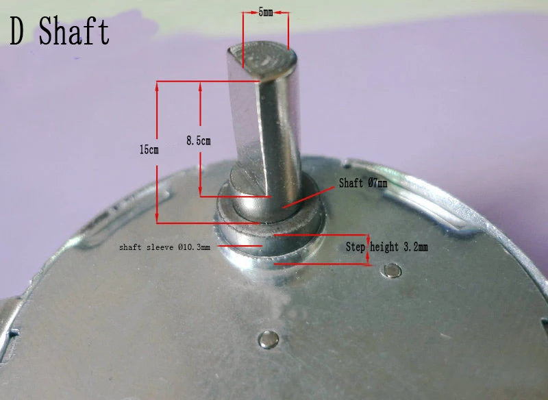Custom JS-520 Electric Motor 15RPM 6V DC D-Shaft High Torque Microwave Micromotor POM Plastic Gear Gearbox Manufacturer