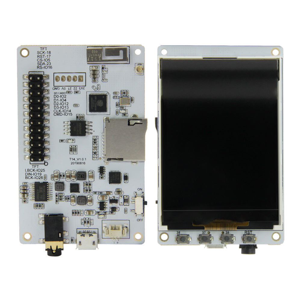 TTGO Tm Music Albums 2.4 Inch PCM5102A SD Card ESP32 WiFi And Module Custom PCB drawer guard pcba plate customize