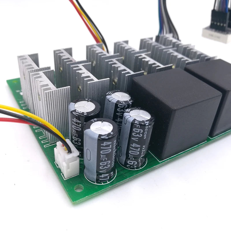 Custom 60A 10-55V Digital display PWM speed controller module forward reversal 0~100% adjustable DC motor 12V 24V 36V 48V MAX 100A Manufacturer