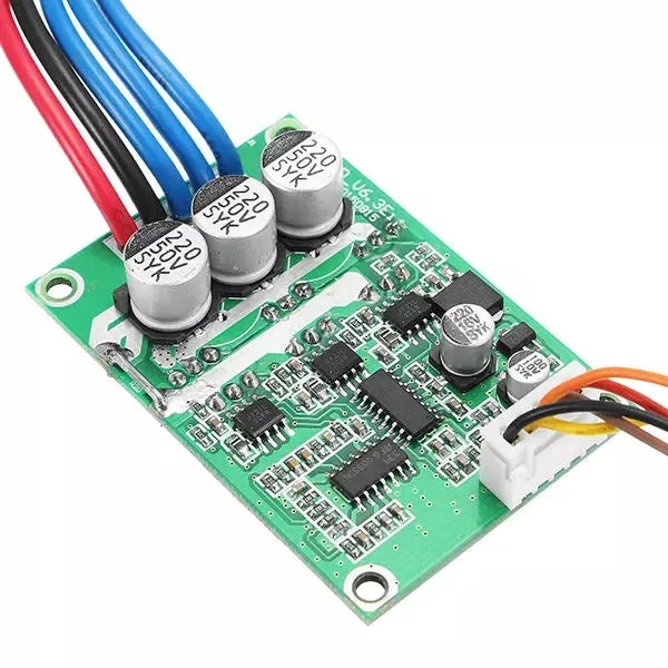 Custom DC 12V-36V 500W High Power Brushless Motor Controller Driver Board Assembled No Hall DIY Kit Peak current 20A Manufacturer