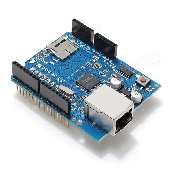 Custom ATmega328 R3 + Ethernet Shield W5100 Kit For DIY with usb cable ATmega16U2 Manufacturer