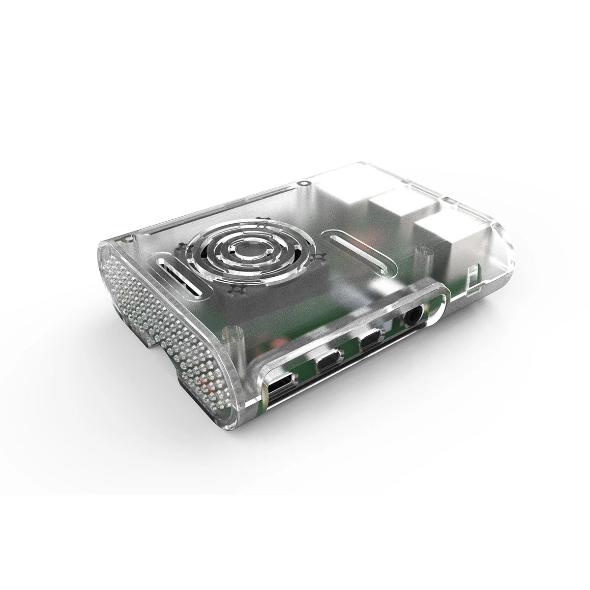 Custom Custom 2020 New style Raspberry Pi 4 ABS Case fan cooling for Raspberry Pi 4 Manufacturer