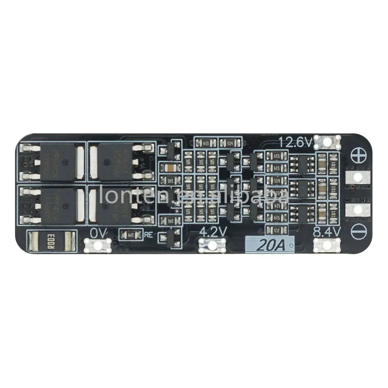 Custom 10pcs 3S 20A Li-ion Lithium Battery 18650 Charger PCB BMS Protection Board 12.6V Cell 59x20x3.4mm Module Manufacturer
