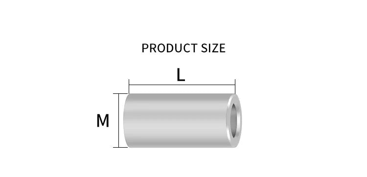 Custom 3D Printer Parts Openbuilds Aluminium Spacer V-slot Isolation Column Separate Pillar Quarantine Bore 5MM Reprap 3D Printer Manufacturer