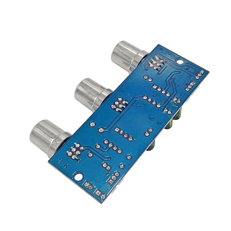 NE5532 tone Preamplifier Board 2.1 Channel Audio equalizer Subwoofer Preamp Tone Control Bass Pre amplifier DC10-24V customize