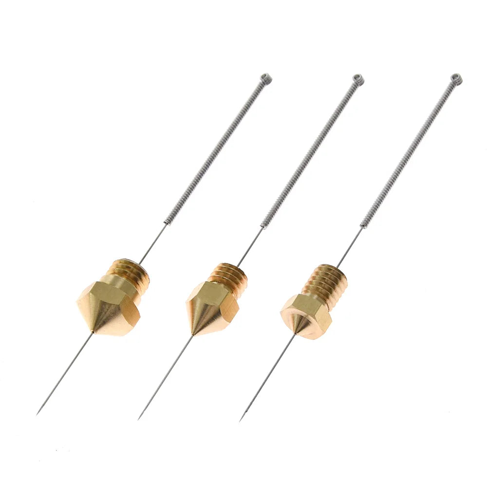 Custom 3D Printer Tools Stainless Steel Nozzle Cleaning Needles E3D V6 Nozzle MK8 Nozzle Drills Needle For 3D Printer Ender 3 V2 Manufacturer