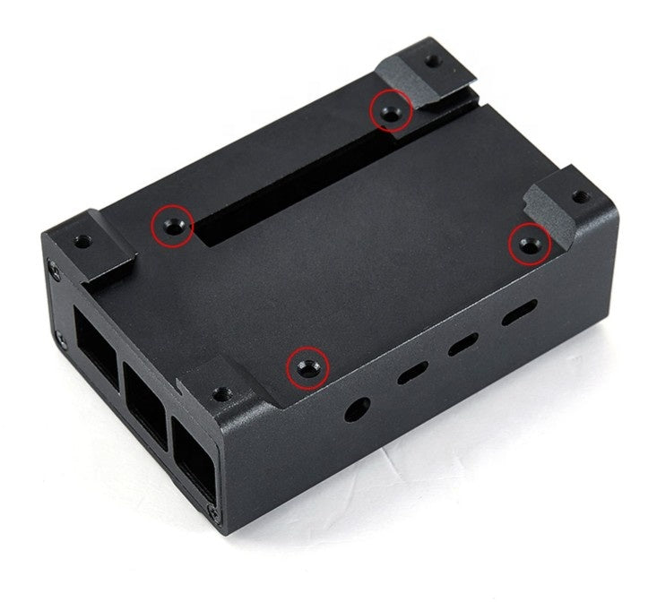 TF sd card Closed Industrial Raspberry Pi Case Aluminum Alloy Enclosure Case + Fan + Heat sink enclosed LT-4BA12 customize