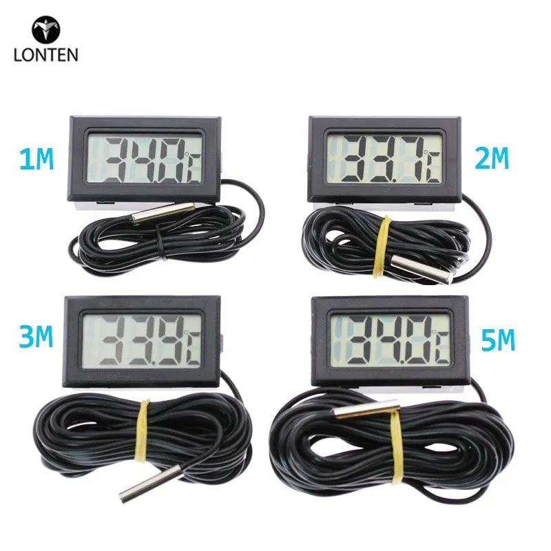 Custom Lonten 1pcs LCD Digital Thermometer for zer Temperature -50~110 degree Refrigerator Fridge fish tank Thermometer Manufacturer