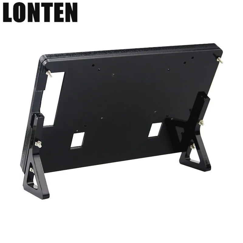 Custom Lonten 7 inch LCD Display Touch Screen Housing Bracket for Raspberry Pi 3 B+ Acrylic Holder for 7 inch Raspberry Pi LCD 1024 *60 Manufacturer