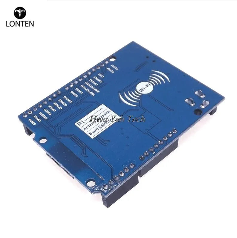 Custom Lonten WeMos D1 CH340 CH340G WiFi Development Board ESP8266 ESP-12F ESP-12E Mode for ard IDE UNO R3 Micro USB ONE 3.3v 5v 1A Manufacturer