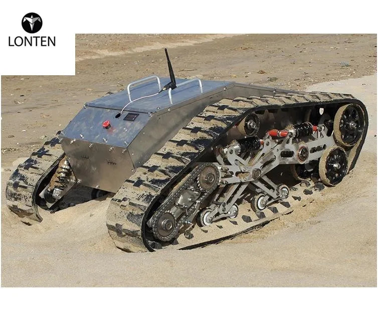 Custom Longteng 880t Tracked Robot Tank Chassis RC Smart Crawler Tank Platform Cross-obstacle Machine with Max Load 100kg Manufacturer