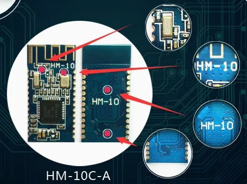 Custom HM-10C Bluetooth module ble4.0 serial port transparent transmission master-slave integrated shake iBeacon