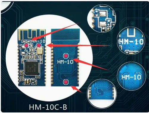 Custom HM-10C Bluetooth module ble4.0 serial port transparent transmission master-slave integrated shake iBeacon