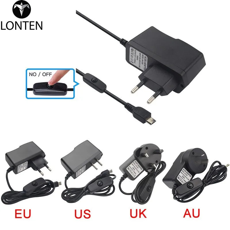 Custom Lonten Raspberry Pi 3 Model B or Raspberry Pi 3 Model B Plus + ABS Case + Cooling Fan + + Heat Sink + Power Adapter + Cable Manufacturer