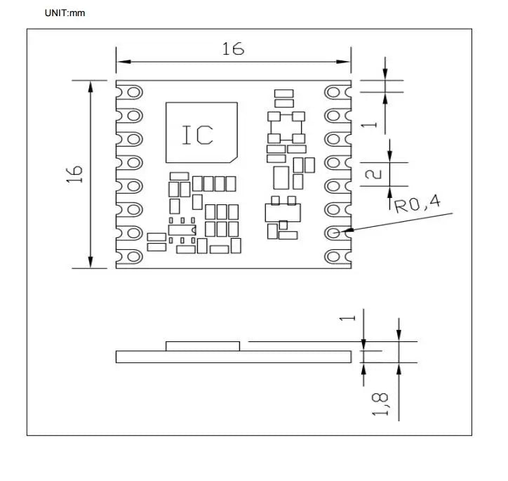 Custom RFM98 433mhz SX1278 LoRa Spread Spectrum Low Power Long Range Wireless Transceiver Module