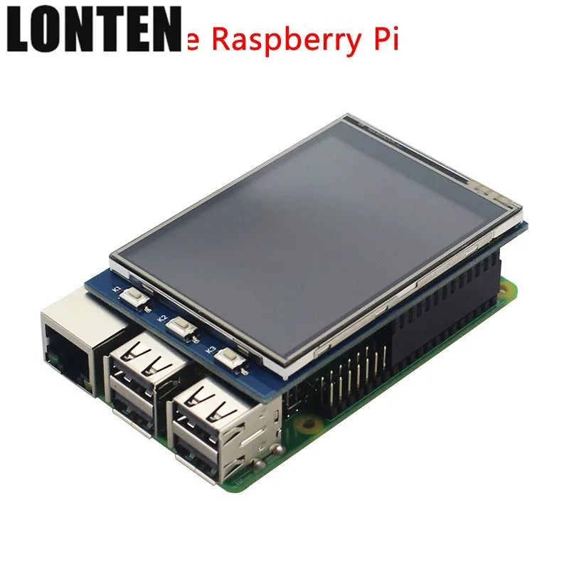 Custom Lonten New Arrival Raspberry Pi 3 Model B Plus Screen 2.4 / 2.8 inch 320*240 TFT Touchscreen LCD Display for Raspberry Pi 3 Manufacturer