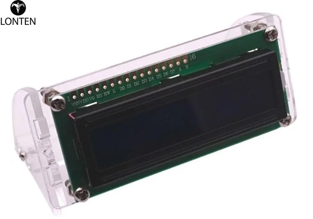 Custom Lonten 20PCS LCD1602 1602 module Blue Green screen 16x2 Character LCD Display Module HD44780 Controller blue black light Manufacturer