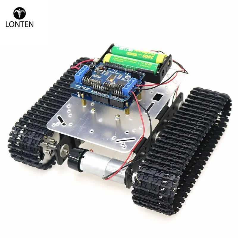 Custom Lonten WiFi RC Smart Robot Tank Chassis with Dual DC Motor ESPduino Development Board Motor Driver Board for DIY Project T100 Manufacturer