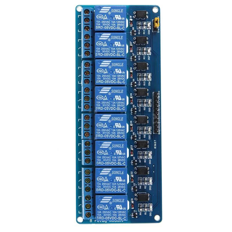 Custom 1pcs 5v 8 channel relay module with optocoupler Relay Output 8 way relay module for arduin Manufacturer