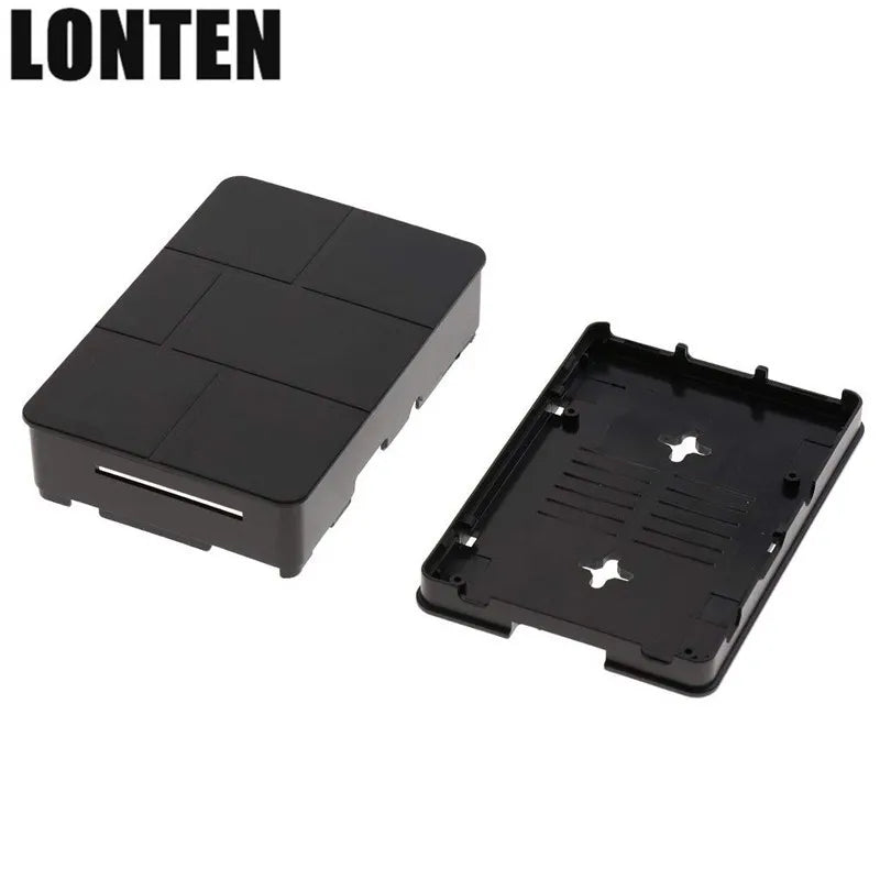 Custom For Raspberry Pi 3 Model B ABS Case Black Protective Case Cover Shell Enclosure Box for Raspberry Pi 3 Model B Manufacturer