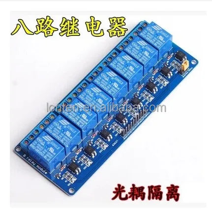Custom 1pcs 5v 8 channel relay module with optocoupler Relay Output 8 way relay module for arduin Manufacturer