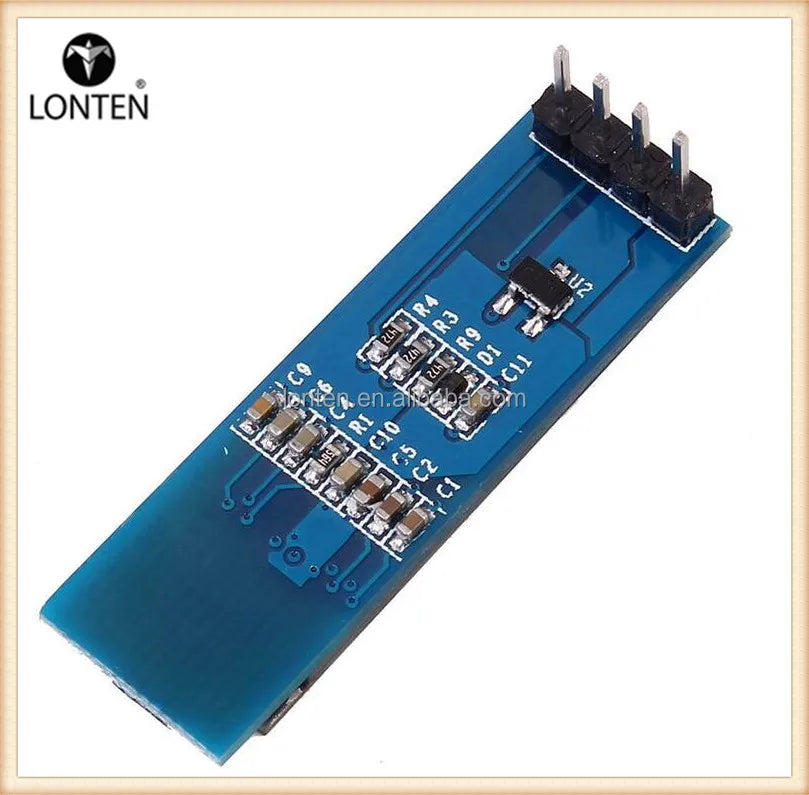 Custom 0.91 Inch 128x32 IIC I2C Blue OLED LCD Display DIY Module SSD1306 Driver IC DC 3.3V 5V For Arduino0 PIC Manufacturer