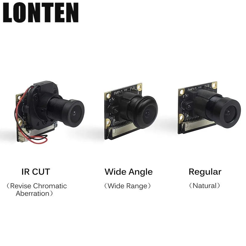Custom Lonten For Raspberry Pi Camera 120 160 Fisheye Wide Angle /Infrared Night Vision/IR Cut Filter Camera 5MP Webcam Video Camera Manufacturer
