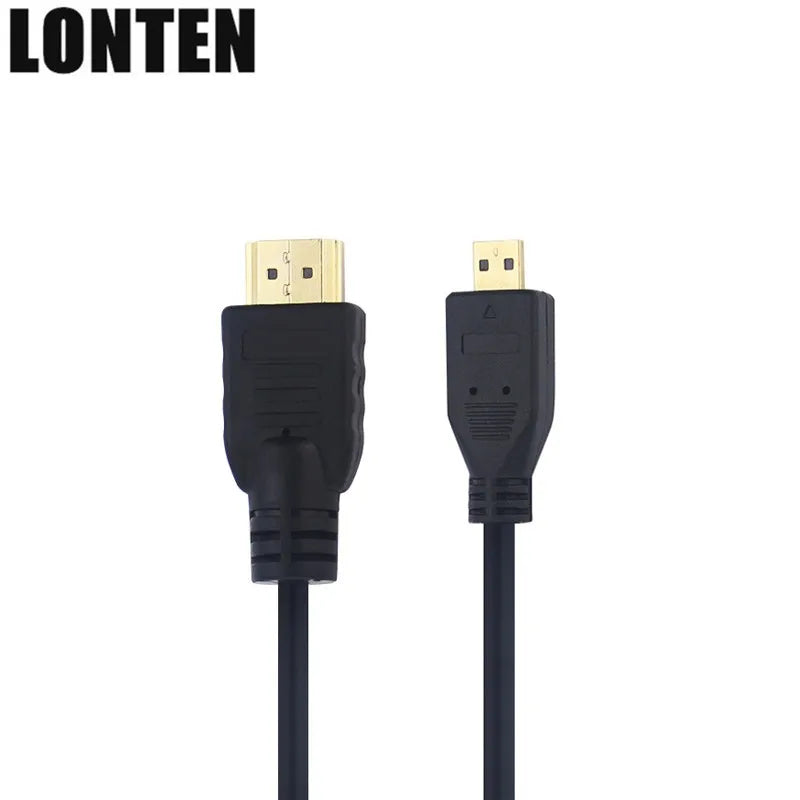 Custom Lonten New 1.5M Micro to Cable Adapter Male-Male 1080P Converter for Raspberry Pi 4 Model B / PS3 / XBOX / HDTV Manufacturer