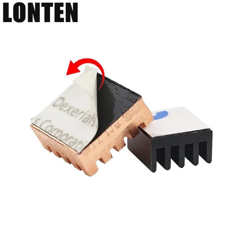 Custom Lonten 3 pcs Raspberry Pi 3 Model B+ Plus Heatsinks Copper / Aluminum Heat Sink Cooling Kit for Raspberry Pi 3/2 Model B Manufacturer