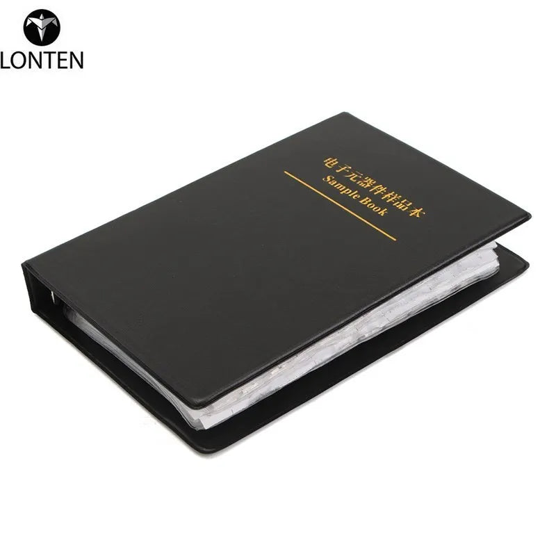 Custom Lonten New 1Pc 0805 SMD Sample Book 5% 63Values 3025Pcs YAGEO Resistor Assortment Kit and 17Values 700PcsCapacitor Set o Manufacturer