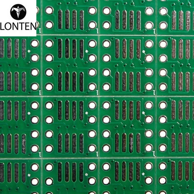 Custom Lonten 20PCS New Arrival SOP8 SO8 SOIC8 SMD to DIP8 Adapter PCB Board Converter Double Sides 0.65mm/1.27mm Manufacturer