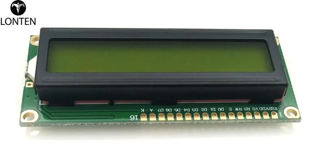 Custom Lonten 20PCS LCD1602 1602 module Blue Green screen 16x2 Character LCD Display Module HD44780 Controller blue black light Manufacturer