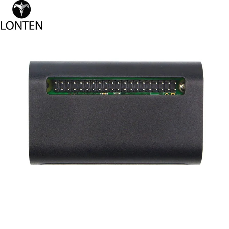 Custom Lonten Raspberry Pi Zero W ABS Case Black Plastic Box Shell Enclosure for Raspberry Pi Zero V1.3 Manufacturer