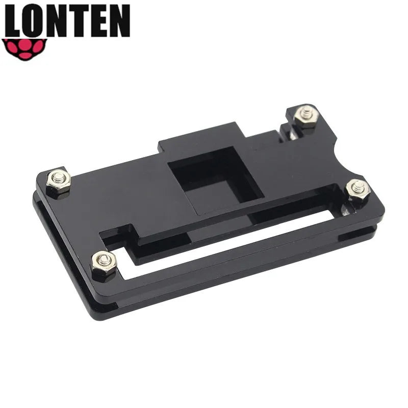 Custom Lonten Raspberry Pi Zero Acrylic Case with Heat Sink Clear Shell Black Enclosure Blue Box for RPI Zero Version 1.3 Manufacturer
