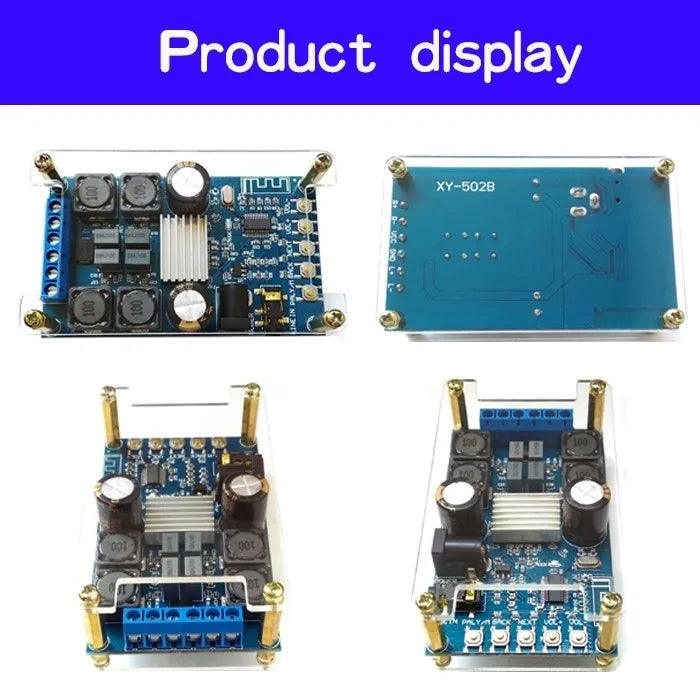 Custom TPA3116 50W+50W 2.0 Audio Wireless Stereo Digital power amplifier Board With Shell Manufacturer