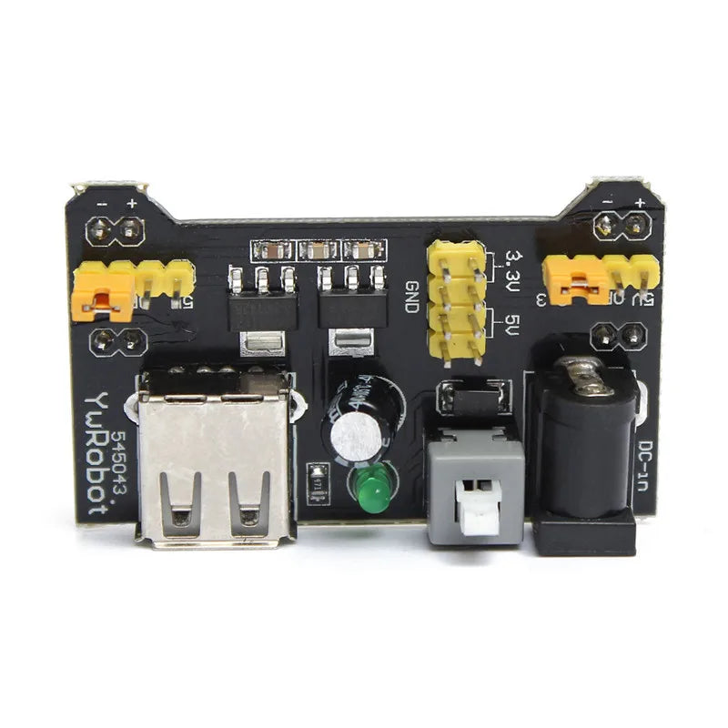 Custom High Quality Brand New MB102 Power Supply Module 3.3V 5V+Breadboard Board 830 Point+65PCS Jumper Cable Manufacturer