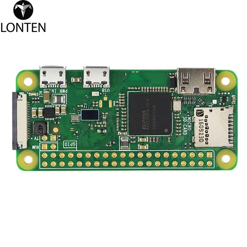 Custom Lonten Raspberry Pi Zero W Starter Kit + Official Case + 5V 2A Power Supply Adapter + Heat Sink + Header for Raspberry Pi Zero Manufacturer