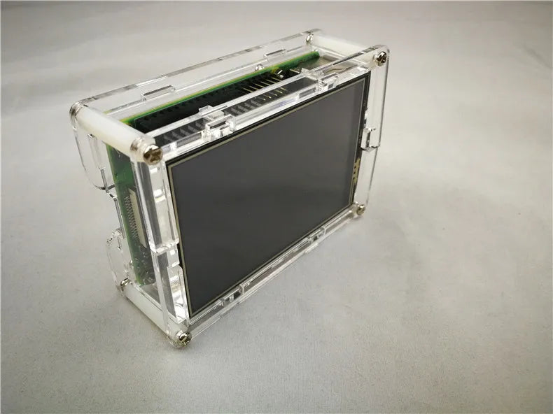Custom In Stock !!!! Raspberry Pi 4 full cover acrylic Case Box (can assemble 3.5 inch screen ) for Raspberry Pi 4 case Manufacturer
