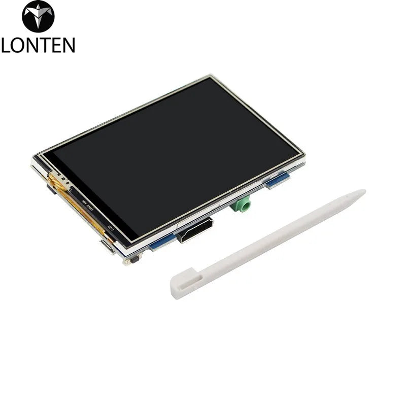 Custom Lonten Raspberry Pi 3 Model B 3.5 Inch Touch Screen Display 480 x 320 LCD + Acrylic Case Compatible with Raspberry Pi 3B+ Plus/ Manufacturer